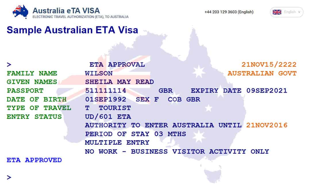 visa eTA